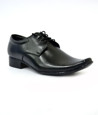 

Footrest Sm-189-Blk Lace Up Shoes For Men(Black