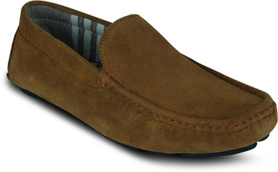

Get Glamr BASIC SUEDE SLIP ON Loafers For Men(Tan
