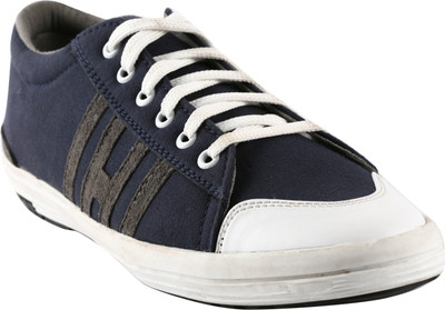 

Bacca Bucci Blue Canvas Shoes For Men(Blue