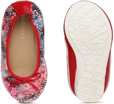 Addons Addons Floral Print Flat Ballets Bellies