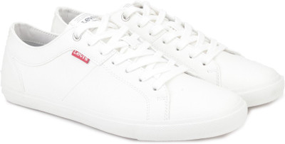 levis woods sneakers white