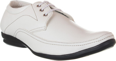 

Kraasa Lace Up Shoes For Men(White)