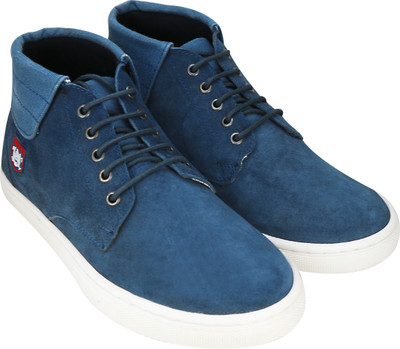 

U.S. Polo Assn SUEDE MID TOP High Tops For Men(Blue, Navy