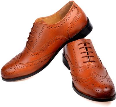 Walker Styleways Classic Oxford Brogue Lace Up Shoes