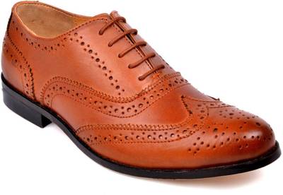 Walker Styleways Classic Oxford Brogue Lace Up Shoes
