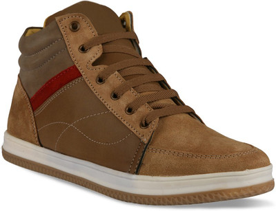 

Bacca Bucci Men genuine leather tan Sneakers For Men(Brown, Red