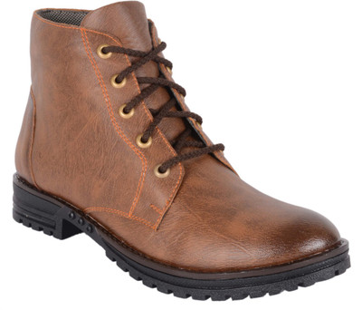 

Voochie Smart Look Boots For Men(Brown