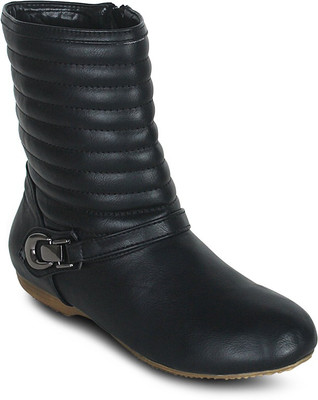 

Get Glamr Designer Lopt Boots For Women(Black