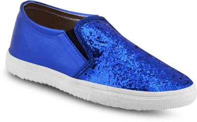 

Get Glamr ALICE SLIP ONS Slip On Sneakers For Women(Blue