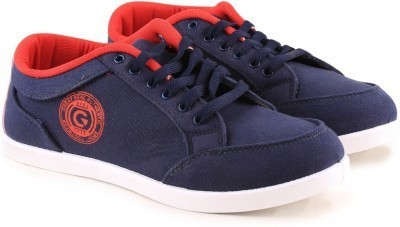 

Globalite Stumble Walking Shoes For Men(Red, Navy), Light navy;red