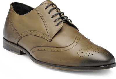

Teakwood Derby Derby For Men(Tan