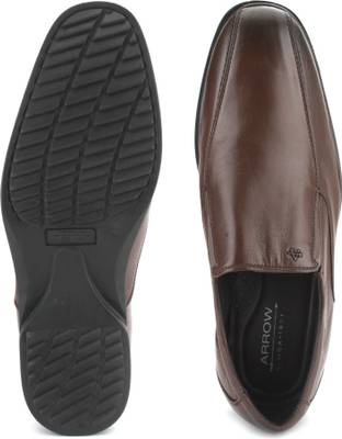 Arrow Men Genuine Leather Slip On Shoes
