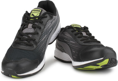 Puma Agenor DP Men Training & Gym Shoes For Men(Black, Grey), Black-limepunch-white