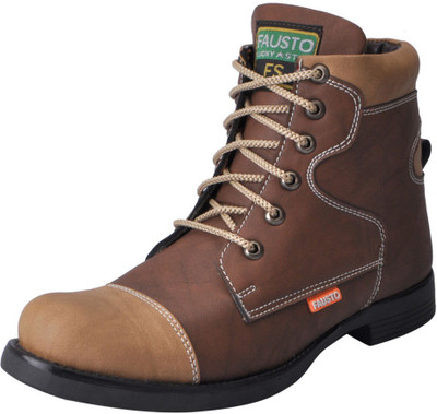 

FAUSTO Hiking and Trekking Boots For Men(Tan)