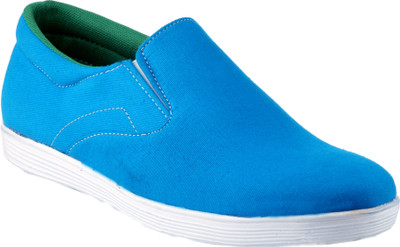 

Zebra London Style Canvas Shoes For Men(Blue