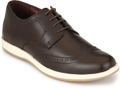 

Lufunder Comfy Brogue Casual Corporate Casuals For Men(Brown