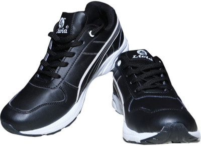

Livia Black Running Shoes545 For Men(Black)