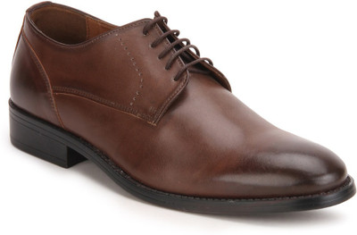 

Knotty Derby Punched Lace Up Shoes For Men(Brown