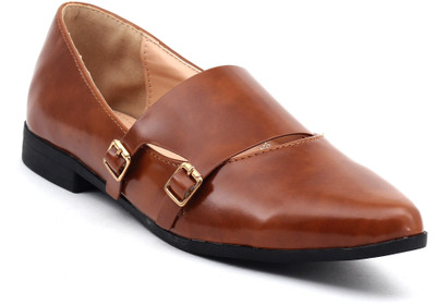 

Shuberry Monk Strap Shoes For Women(Tan