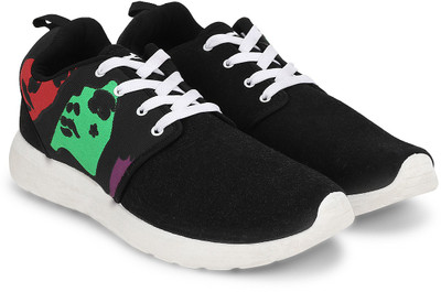 

Stag Face Sneakers For Men(Black, Grey)