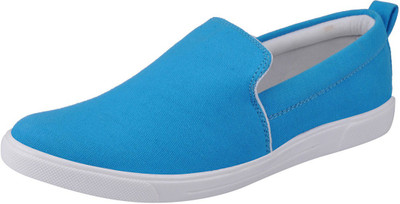 

FAUSTO Trendy Slip On Sneakers For Men(Blue, Sky blue