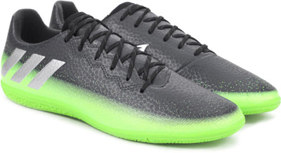 

ADIDAS MESSI 16.3 IN Football Shoes For Men(Black, Green, Dkgrey/silvmt/sgreen