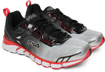 

Fila Running Shoes For Men(Black, Grey), Blk/met sil