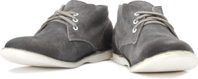 

Superdry Destroyed Desert Mid Ankle Sneakers For Men(Grey), Cnk