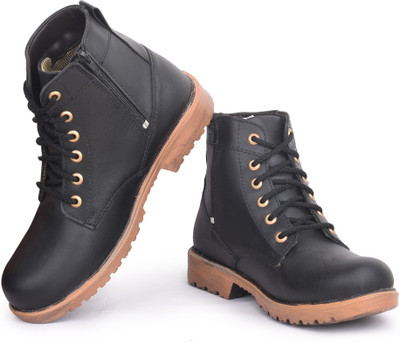 

Musk Duck Black Long Boots For Men(Black