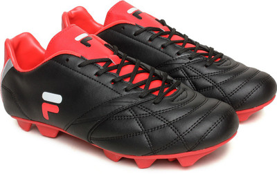 

Fila Football Shoes For Men(Black), A0blk/rd
