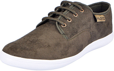 

FAUSTO Trendy Sneakers For Men(Green), Mehandi