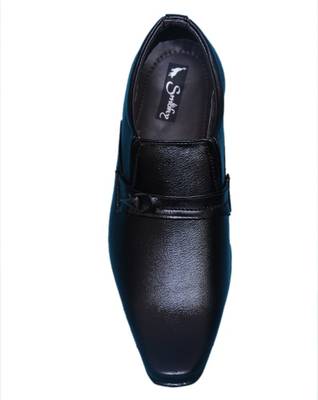 Smoky Black Formal Shoe Slip On