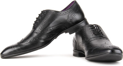 

Knotty Derby Viktor Brogue Derby Men Lace Up Shoes For Men(Black)