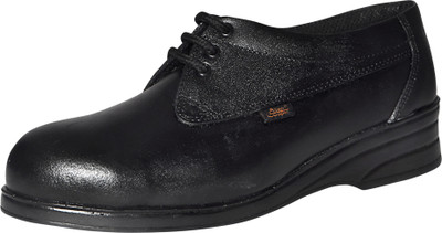 

Allen Cooper 4002 Safety Lace Up Shoes For Men(Black)