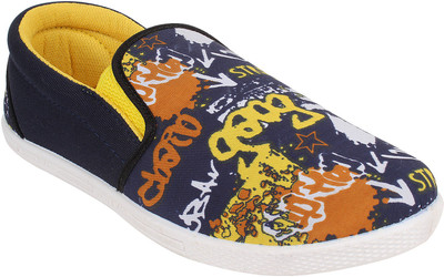 

Popstar Canvas Shoes For Men(Blue, Yellow