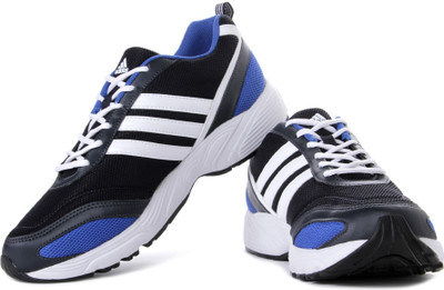 

ADIDAS Imba M Running Shoes For Men(Black, Blue), Ntnavy;white;blubea;black