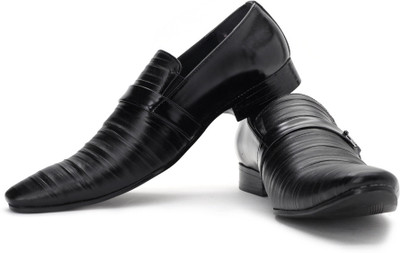 

Metro Formal Monk Strap Shoes For Men(Black, 11;black