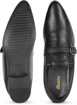 Bata Tom Slipon Men Smooth Leather Monk Strap Shoes