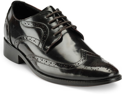 

Teakwood Derby Lace Up For Men(Black