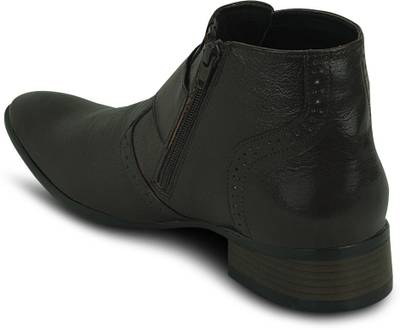 Kielz Kielz Brown Zipper Stylish Boots Boots