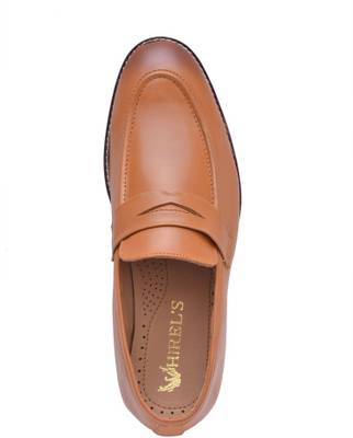 Hirel's Geniune Leather Slip On Mocassion Slip On