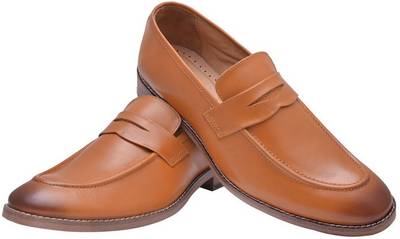 Hirel's Geniune Leather Slip On Mocassion Slip On