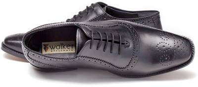 Walker Styleways Exquisite Oxford Tan Leather Brogue Lace Up