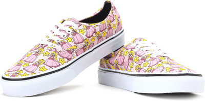

Vans Men Sneakers For Men(Pink, (nintendo) princess peach