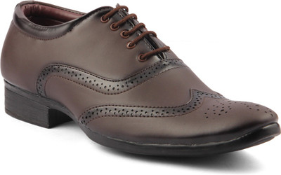 

Golden Sparrow Brogues For Men(Brown
