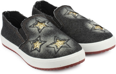 Shoetopia Canvas Shoes For Women(Black
