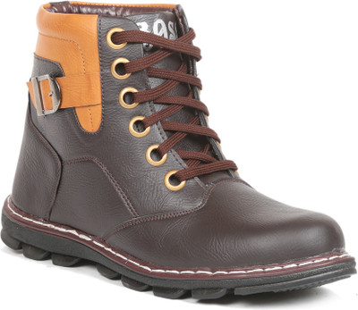 

Golden Sparrow Tough Man Choice Boots For Men(Tan, Brown), Coffee