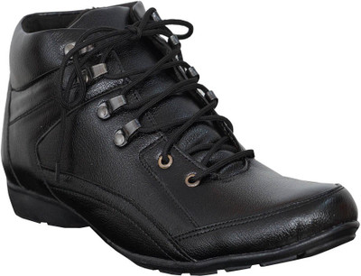 

Adjoin Steps Black Lace Up Shoes For Men(Black