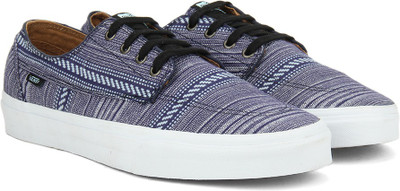 

Vans BRIGATA Men Sneakers For Men(Blue, (cancun) multi/dress blues