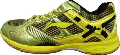 

Li-Ning Badminton Shoes For Men(Multicolor), Metallic green black